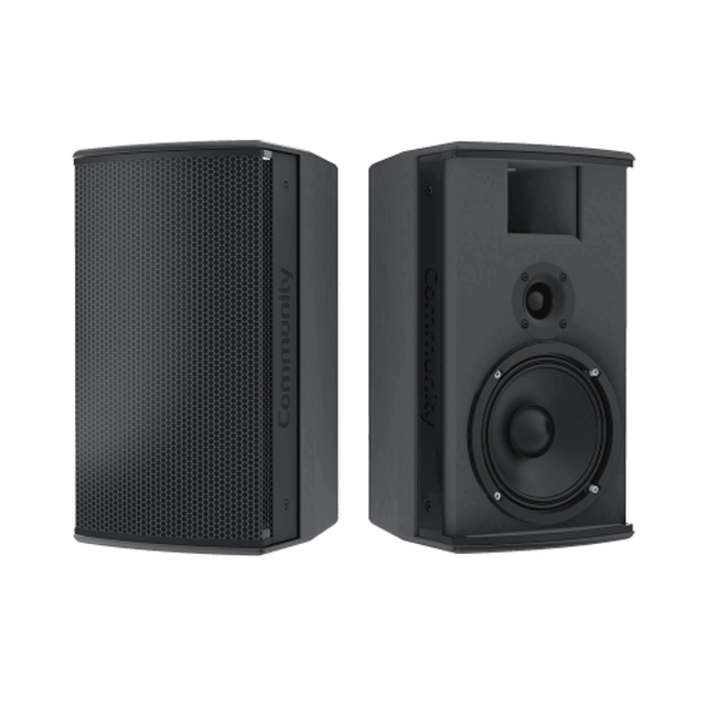 Biamp Community High Output 6.5-Inch 2-Way 100 X 100 70V/100V Weather Speaker (Resistant Grey) - 911.1008.900 - Creation Networks