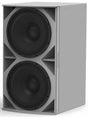 Biamp Community IS8-218WR High Power Dual 18-Inch Subwoofer (Weather-Resistant, Grey) - Creation Networks