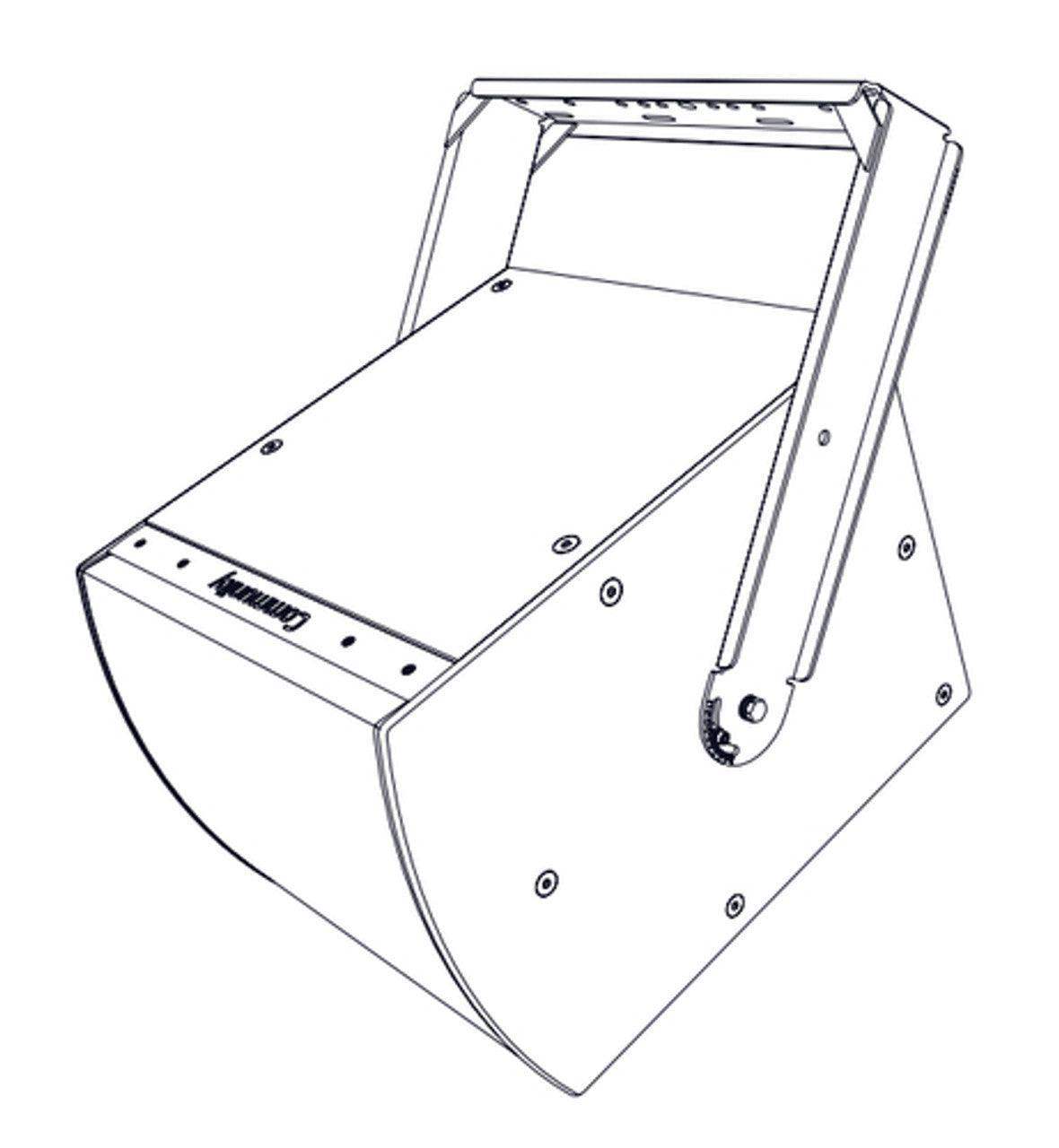 Biamp Community IUB0002WRG U-Bracket for IS-115WR, IS-118WR (Weather-Resistant, Grey) - Creation Networks