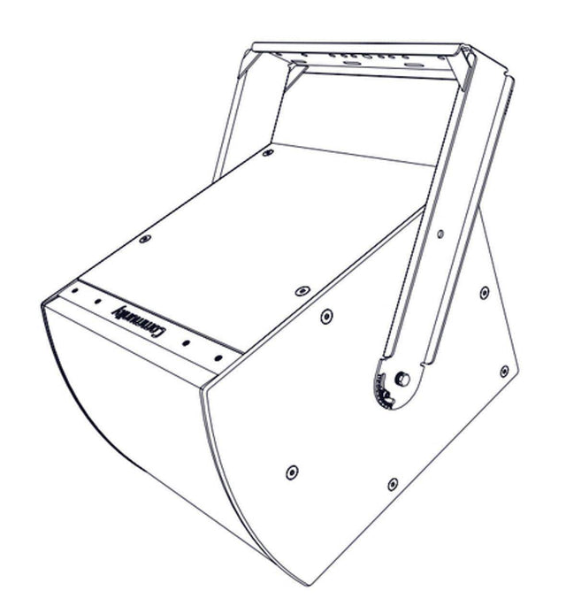 Biamp Community IUB0002WRG U-Bracket for IS-115WR, IS-118WR (Weather-Resistant, Grey) - Creation Networks