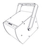 Biamp Community IUB0002WRG U-Bracket for IS-115WR, IS-118WR (Weather-Resistant, Grey) - Creation Networks