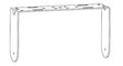 Biamp Community IUB2082WRG U-Bracket for IC6-2082 (Weather-Resistant, Grey) - Creation Networks