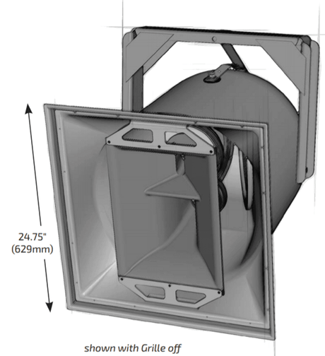 Biamp Community R2-66MAX Full-Range 3-Way Dual 12-Inch High Output 60 X 60 Speakers - Creation Networks