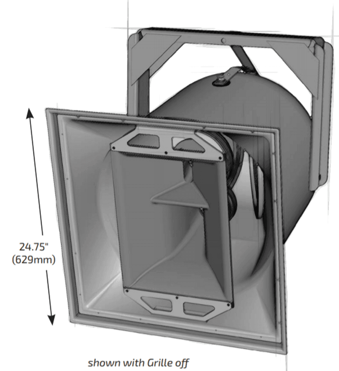Biamp Community R2-694Z Full-Range 3-Way Dual 12-Inch High Output Horn Loaded 60-90 X 40 Speaker - 911.1279.900 - Creation Networks