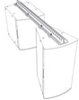 Biamp Community SBR54 I SERIES Subwoofer Behind Balancepoint Fly Rails (54", Black) - 911.1304.900 - Creation Networks