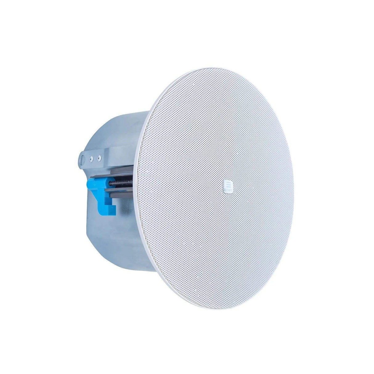 Biamp Desono CM60DTD 6.5” two-way thin edge design ceiling loudspeaker 100-70 volt / 60 watts, 16 ohms / 120 watts, white, front frame integrated neodymium magnets and back can (Pair) - Creation Networks