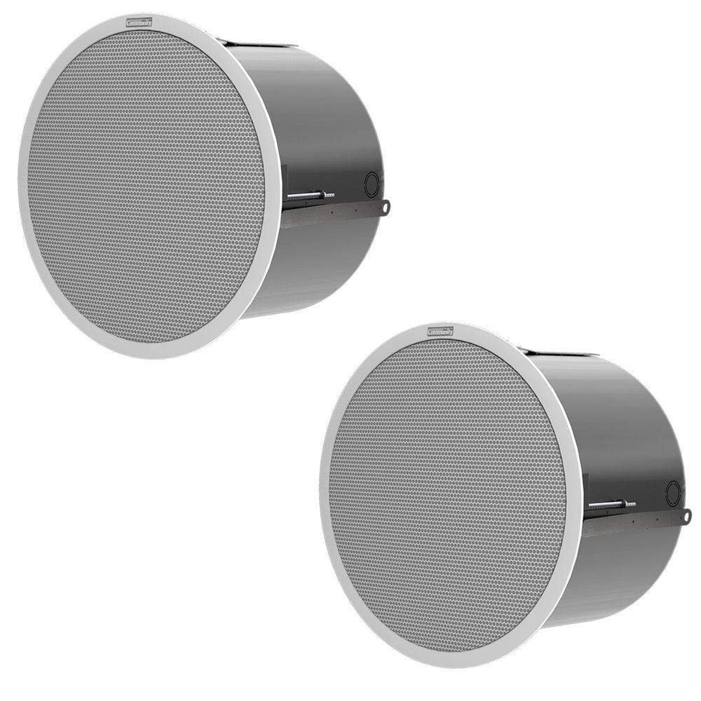 Biamp Desono D10 10-Inch Ceiling Loudspeaker (White / Pair) - Creation Networks