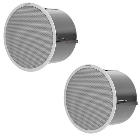 Biamp Desono D10 10-Inch Ceiling Loudspeaker (White / Pair) - Creation Networks