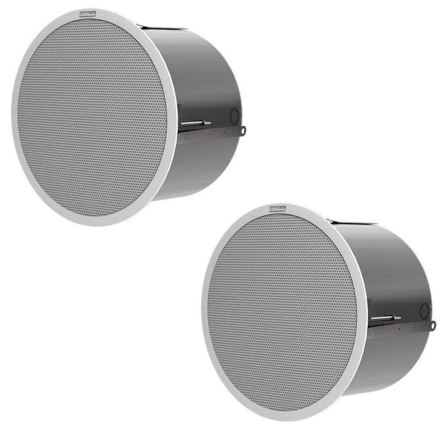 Biamp Desono D10 10-Inch Ceiling Loudspeaker (White / Pair) - Creation Networks