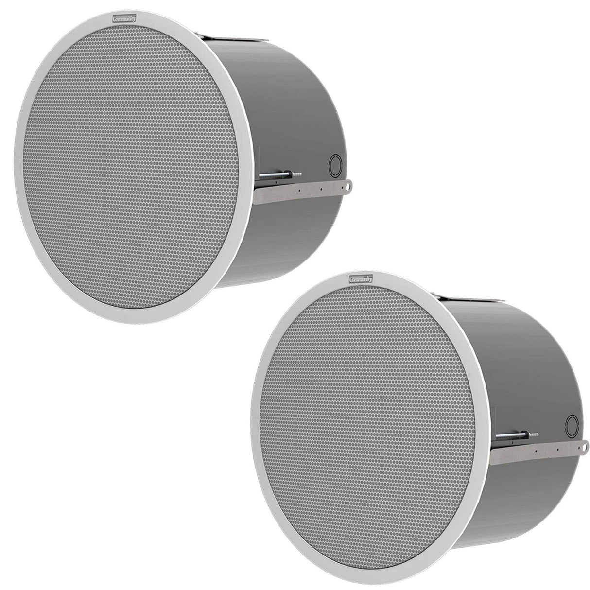 Biamp Desono D10SUB 10-Inch Ceiling Subwoofer (White / Pair) - Creation Networks