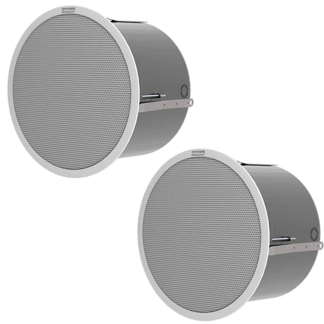 Biamp Desono D10SUB 10-Inch Ceiling Subwoofer (White / Pair) - Creation Networks