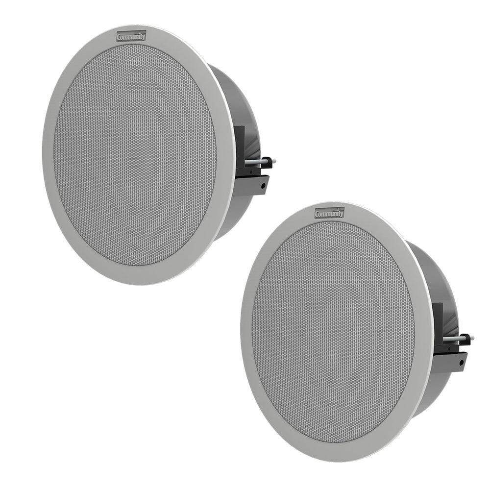 Biamp Desono D4 4.5-Inch Ceiling Loudspeaker (White / Pair) - Creation Networks