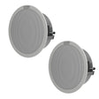 Biamp Desono D4LP 4.5-Inch Ceiling Loudspeaker, Low Profile (White / Pair) - 911.0545.900 - Creation Networks