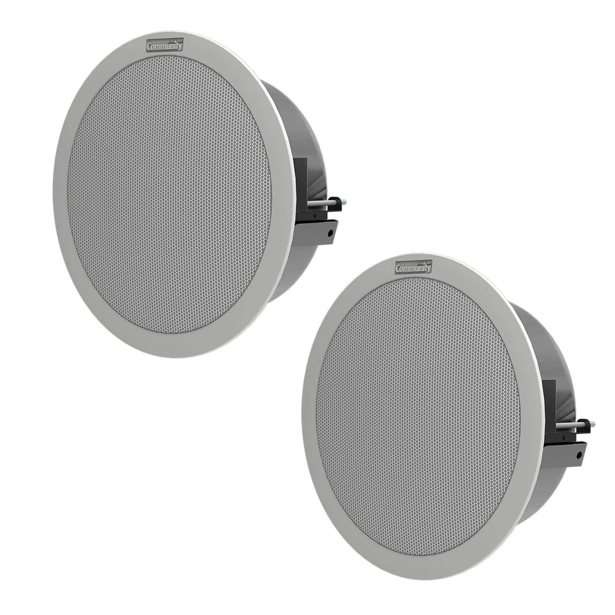 Biamp Desono D4LP 4.5-Inch Ceiling Loudspeaker, Low Profile (White / Pair) - 911.0545.900 - Creation Networks