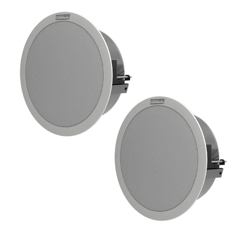 Biamp Desono D4LP 4.5-Inch Ceiling Loudspeaker, Low Profile (White / Pair) - 911.0545.900 - Creation Networks