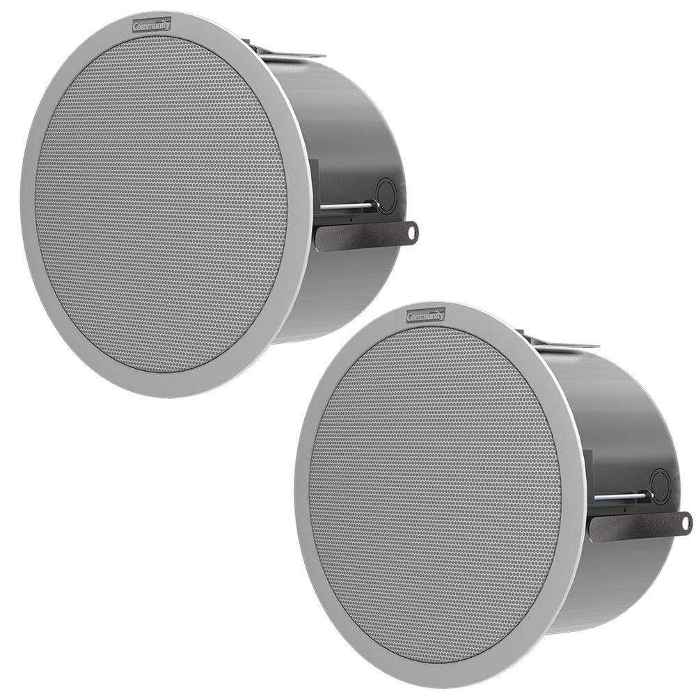 Biamp Desono D6 6.5-Inch Ceiling Loudspeaker (Pair, White) - 911.0547.900 - Creation Networks