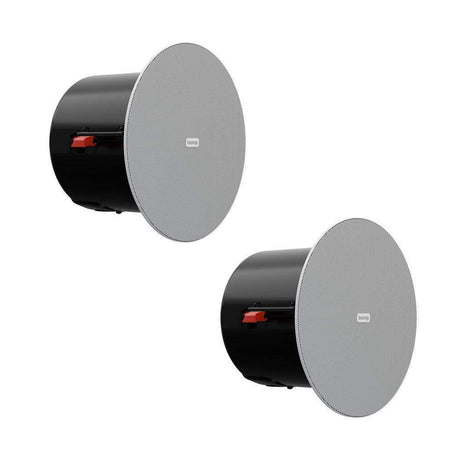 Biamp Desono DX-IC4-W 4.5” High Efficiency Coaxial In-Ceiling Loudspeaker w/ HF compression driver. 8 Ohm or 70V/100V operation (White / Pair) - 910.0102.900 - Creation Networks