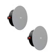 Biamp Desono DX-IC4LP-W 4.5” Low-Profile, High Efficiency Coaxial In-Ceiling Loudspeaker w/ HF compression driver. 8 Ohm or 70V/100V operation (White / Pair) - 910.0103.900 - Creation Networks