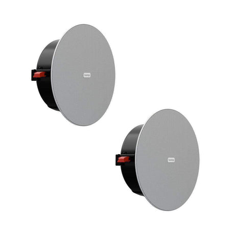 Biamp Desono DX-IC4LP-W 4.5” Low-Profile, High Efficiency Coaxial In-Ceiling Loudspeaker w/ HF compression driver. 8 Ohm or 70V/100V operation (White / Pair) - 910.0103.900 - Creation Networks