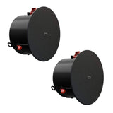 Biamp Desono DX-IC6 6.5” High Efficiency Coaxial In-Ceiling Loudspeaker w/ HF compression driver. 8 Ohm or 70V/100V operation (Pair, Black) - 910.0105.900 - Creation Networks