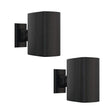 Biamp Desono DX-S5 5” High Output Coaxial Surface Mount Indoor/Outdoor Loudspeaker w/ HF compression driver. 8 Ohm or 70V/100V operation, included ClickMount pan-tilt mounting bracket (Pair, Black) - 910.0107.900 - Creation Networks