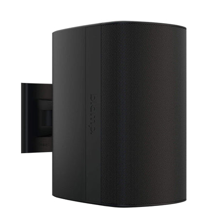Biamp Desono DX-S8 8” High Output Coaxial Surface Mount Indoor/Outdoor Loudspeaker w/ HF compression driver. 8 Ohm or 70V/100V operation, included ClickMount pan-tilt mounting bracket (Pair, Black) - 910.0109.900 - Creation Networks