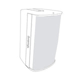 Biamp Desono EX-S8-CM 8” Coaxial Surface Mount Indoor/Outdoor Loudspeaker w/ HF compression driver. 8 Ohm or 70V/100V operation, included ClickMount pan-tilt mounting bracket (Black) - 911.1814.900 - Creation Networks
