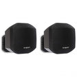Biamp Desono MASK2 2.5" compact design surface mount loudspeaker, 8 ohms / 50 watts, wall bracket included (Pair, Black) - 911.0635.900 - Creation Networks