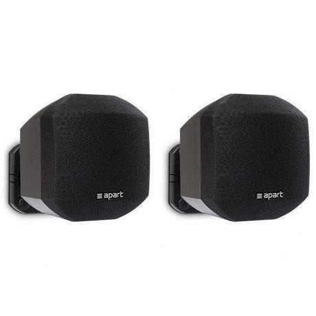 Biamp Desono MASK2 2.5" compact design surface mount loudspeaker, 8 ohms / 50 watts, wall bracket included (Pair, Black) - 911.0635.900 - Creation Networks
