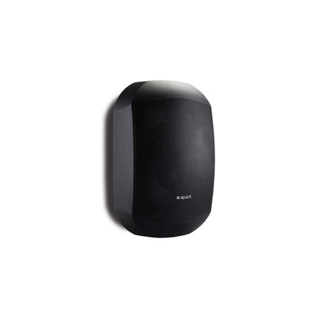 Biamp Desono MASK4CT 4.25" small design two-way surface mount loudspeaker, 70 - 100 volt / 20 watts or 16 ohms / 70 watts, CLICKMOUNT bracket and safety cable included (Pair, Black) - 911.0639.900 - Creation Networks