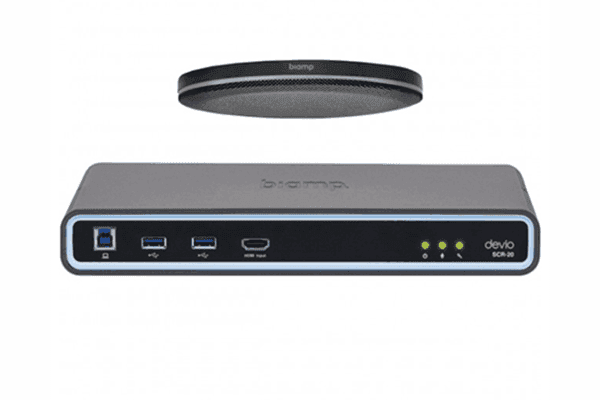Biamp Devio SCR-20TX Tabletop Microphone Solution (Black mic) - 911.0513.900 - Creation Networks