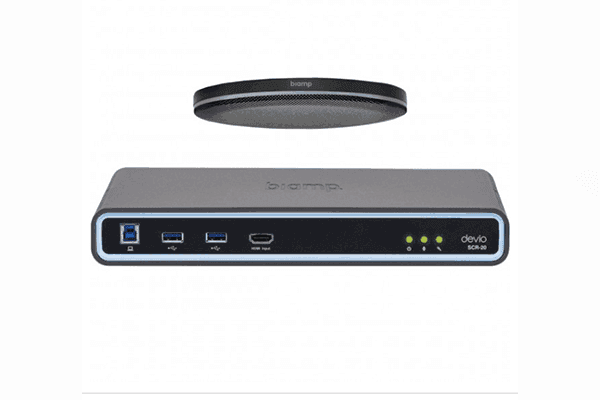 Biamp Devio SCR-25TX Tabletop Microphone Solution (Black mic) - 911.0515.900 - Creation Networks