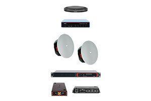 Biamp MRB-M-VT4-T Certified medium room bundle with black table microphone (Black) - Creation Networks