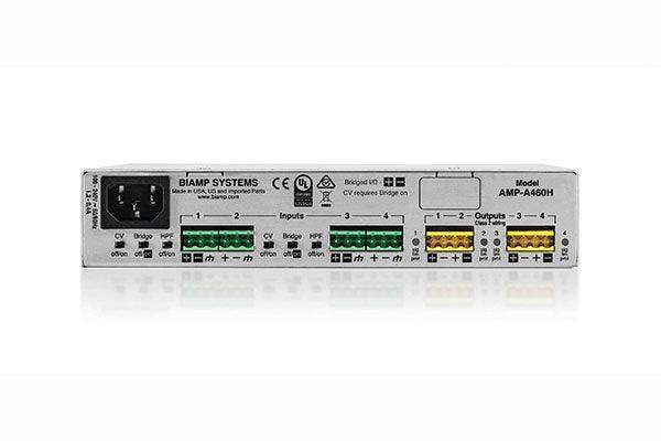 Biamp Tesira AMP-A460H 4 Channel, 60W Amplifier - 911.0438.900 - Creation Networks