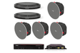 Biamp Tesira MRB-L-X400-T Certified large room bundle with TesiraFORTE X 400 and table microphones - 950.1807.900 - Creation Networks