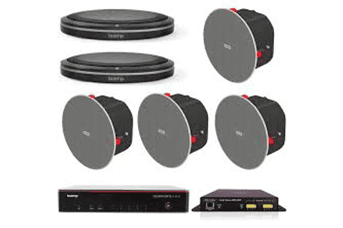 Biamp Tesira MRB-L-X400-T Certified large room bundle with TesiraFORTE X 400 and table microphones - 950.1807.900 - Creation Networks