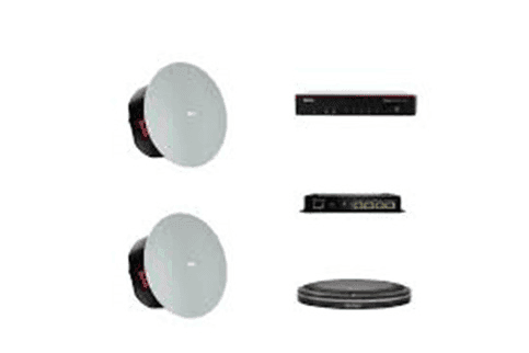 Biamp Tesira MRB-M-X400-T Medium meeting room bundle with TesiraFORTÉ X 400 and black table microphone - 950.1806.900 - Creation Networks