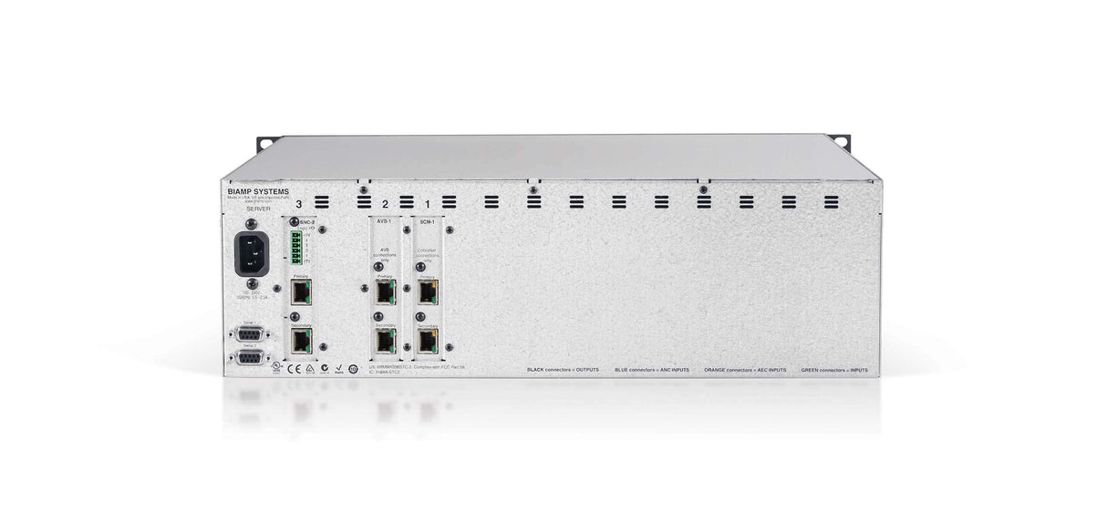 Biamp Tesira SERVER-IO AVB Configurable I/O DSP with AVB - 911.0301.900 - Creation Networks