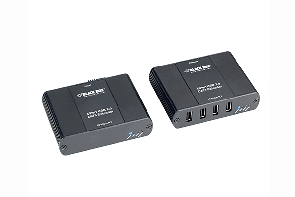 Black Box USB 2.0 Extender - CATx, 4-Port-IC400A-R2 - Creation Networks