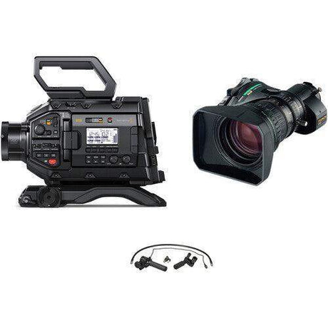 Blackmagic Design URSA Broadcast G2 with Fujinon XA20sX8.5BERM-K3 and MS-01 Semi Servo Rear Control Accessory Kit CINEURSAMWC6KG2-XA20sX8.5BERM-kit - Creation Networks
