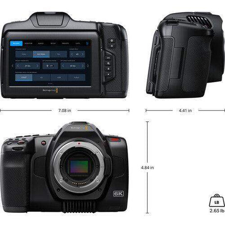 Blackmagic Pocket Cinema Camera 6K G2 - CINECAMPOCHDEF6K2 - Creation Networks