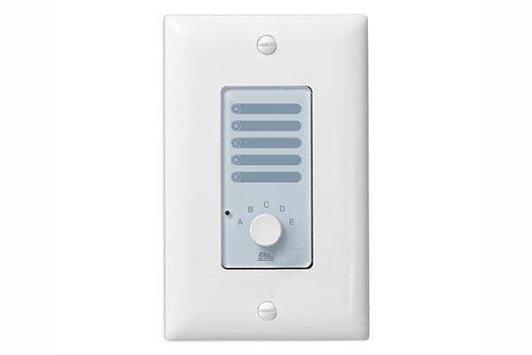 BSS Analog Controller with 5 Sources (White - US) - BSSAC5S-WHT-V - Creation Networks