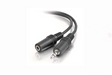 C2G 1.5ft (0.46m) 3.5mm M/F Stereo Audio Extension Cable - CG40405 - Creation Networks