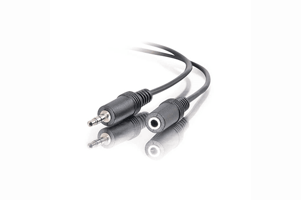 C2G 12ft (3.7m) 3.5mm M/F Stereo Audio Extension Cable - 40408 - Creation Networks