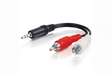 C2G 12ft (3.7m) Value Series™ One 3.5mm Stereo Male To Two RCA Stereo Male Y-Cable - CG39943 - Creation Networks