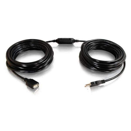 C2G 25ft USB A Male to Female Active Extension Cable (Center Booster Format) - CG38988 - Creation Networks