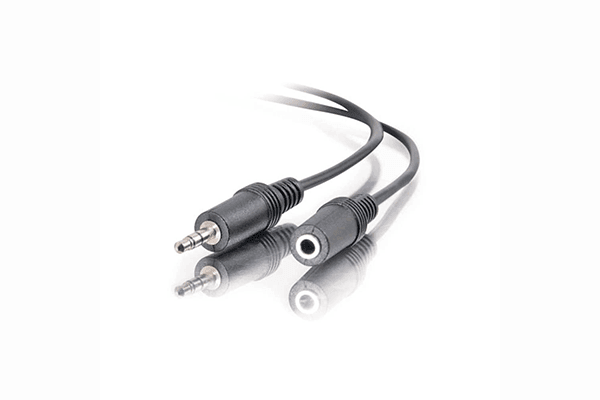 C2G 3ft (0.9m) 3.5mm M/F Stereo Audio Extension Cable - 40406 - Creation Networks