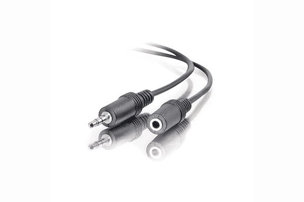 C2G 3ft (0.9m) 3.5mm M/F Stereo Audio Extension Cable - CG40406 - Creation Networks