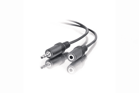 C2G 3ft (0.9m) 3.5mm M/F Stereo Audio Extension Cable - CG40406 - Creation Networks
