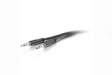 C2G 3ft (0.9m) Slim Aux 3.5mm Audio Cable - M/M - CG22600 - Creation Networks